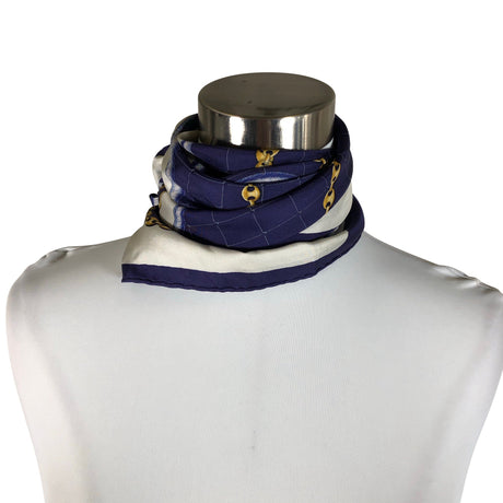 Unisex Cartier - Õhuke sall, suurus Midi - Sinine (2)