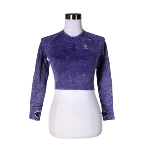 Unisex M-Nutrition - Spordisärk, pikad käised, suurus 36 - Lilla (1)