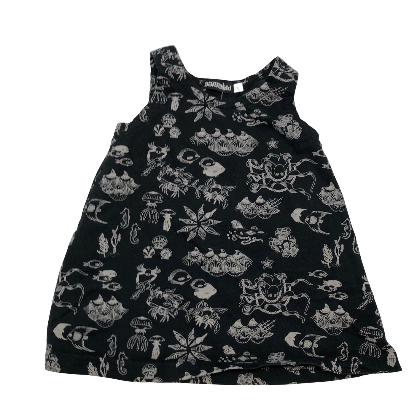 Unisex Aarrelabel - Trikotaažist kleit, suurus 74 - 80 - Must (1)