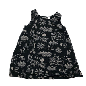 Unisex Aarrelabel - Trikotaažist kleit, suurus 74 - 80 - Must (1)