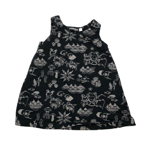 Unisex Aarrelabel - Trikotaažist kleit, suurus 74 - 80 - Must ()