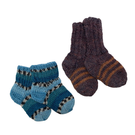 Unisex Handmade - Villased sokid, suurus 21 - Sinine ()