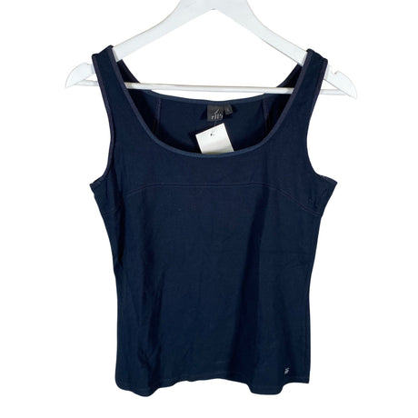 Unisex Ril's - Trikotaažist topp, suurus 40 - Sinine ()