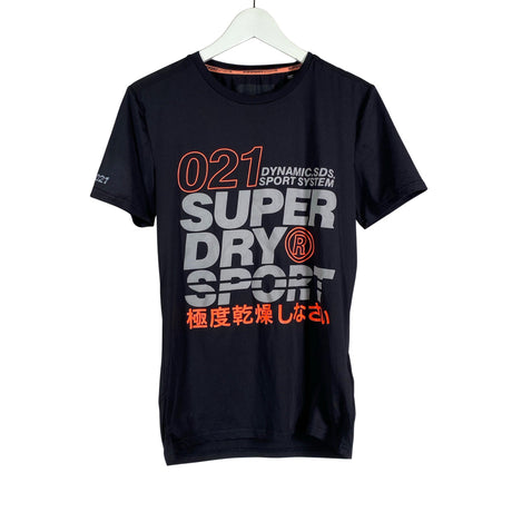 Unisex Superdry - Spordisärk, lühikesed käised, suurus 36 - Must ()