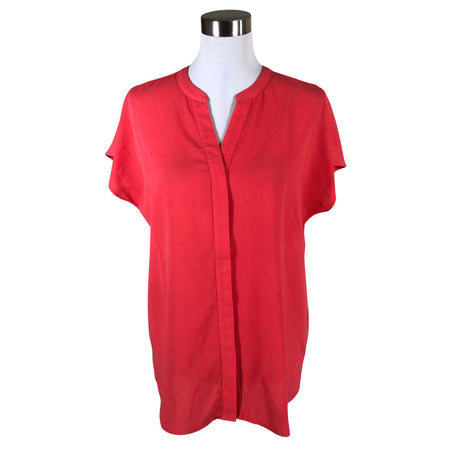 Unisex Adrianna Papell - Lühikeste käistega pluus, suurus 38 - Punane ()