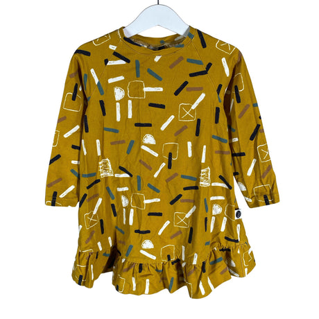 Unisex Kui Design - Trikotaažist kleit, suurus 98 - 104 - Kollane ()