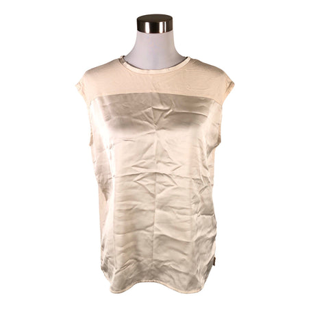 Unisex Christelle & Co - Lühikeste käistega pluus, suurus 38 - Beige ()