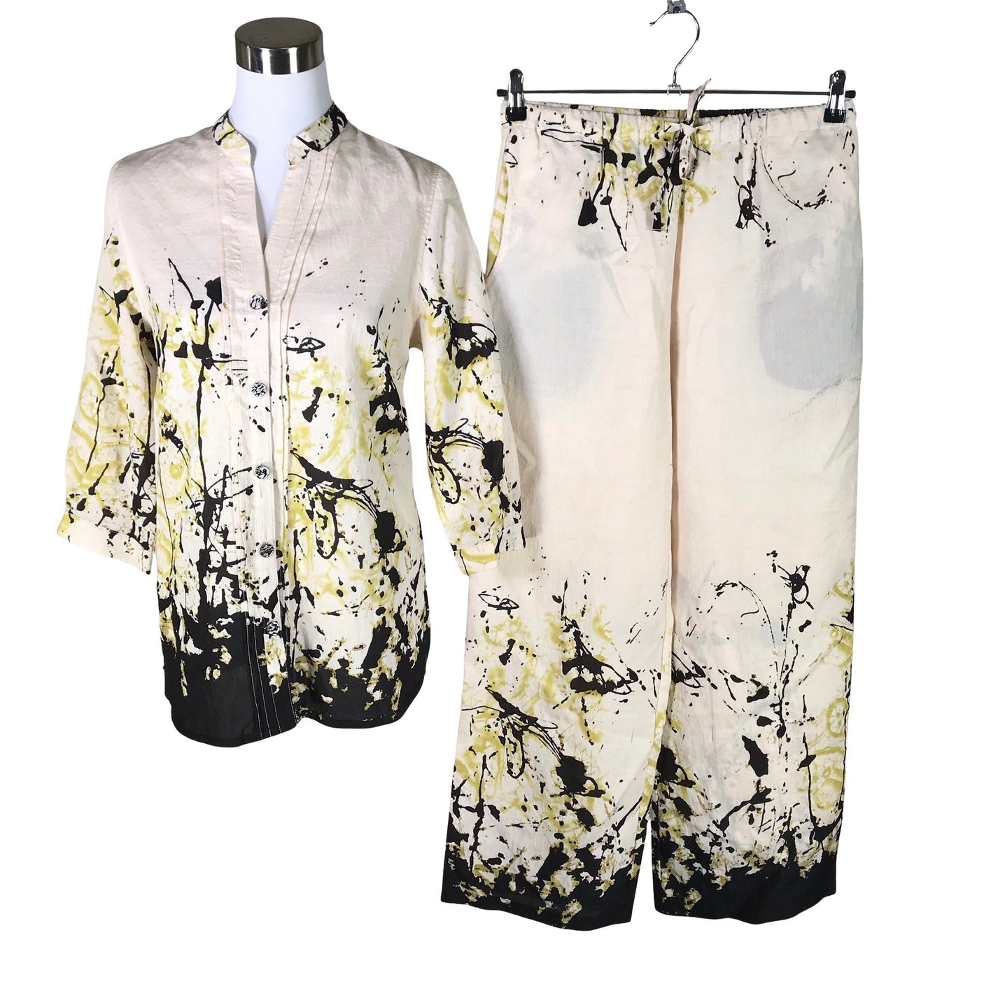 Unisex Seeq - Mittevenivad püksid, suurus 38 - Beige (1)