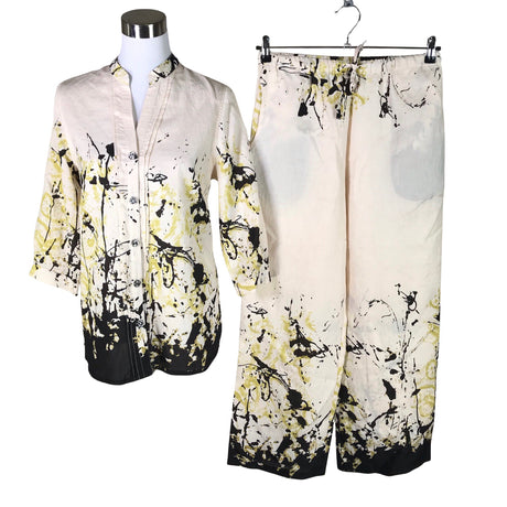 Unisex Seeq - Mittevenivad püksid, suurus 38 - Beige ()
