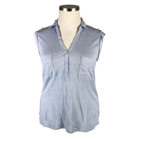 Unisex Massimo Dutti - Trikotaažist topp, suurus 42 - Helesinine ()