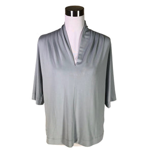 Unisex by Malene Birger - Lühikeste käistega pluus, suurus 36 - Roheline (1)