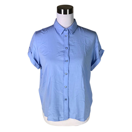 Unisex Samsoe&Samsoe - Lühikeste käistega pluus, suurus 36 - Helesinine ()