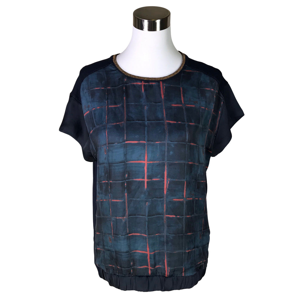 Unisex Garcia Jeans - Lühikeste käistega pluus, suurus 40 - Sinine (1)