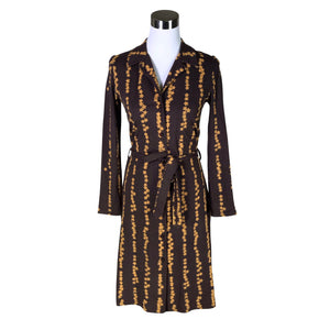 Unisex Nanso - Trikotaažist kleit, suurus 36 - Pruun (1)