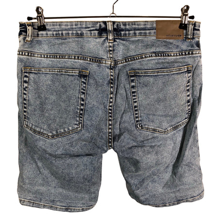 Unisex Yourturn - Teksast lühikesed püksid, suurus W32 - Sinine (2)