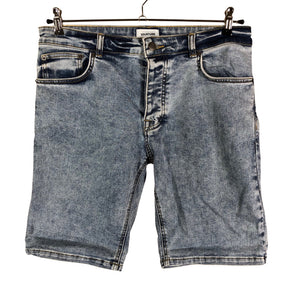 Unisex Yourturn - Teksast lühikesed püksid, suurus W32 - Sinine (1)
