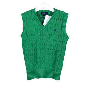 Unisex Polo Ralph Lauren - Kootud vest, suurus 122 - 128 - Roheline (1)