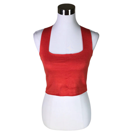 Unisex Y.A.S - Trikotaažist topp, suurus 38 - Punane ()