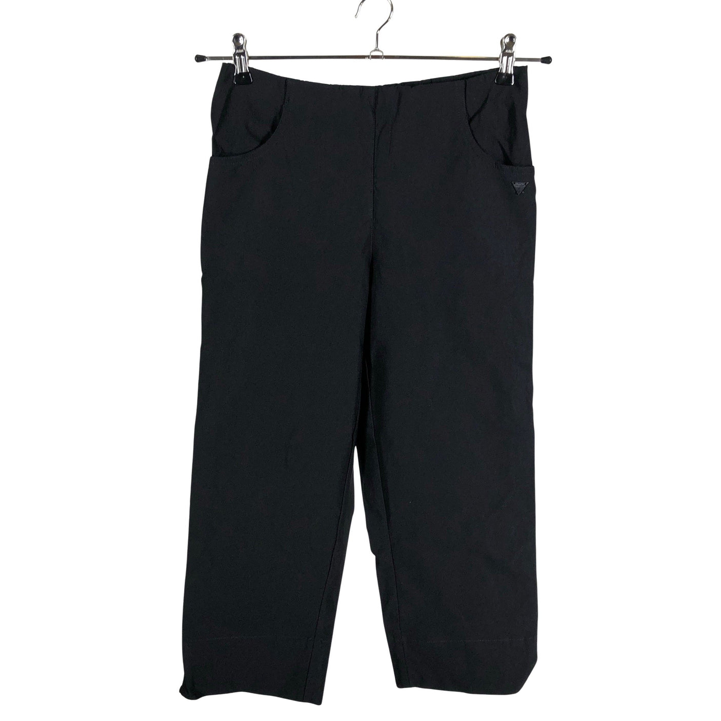 Unisex LauRie - Mittevenivad poolpikad püksid, suurus 36 - Must (1)