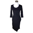 Unisex Nanso - Trikotaažist kleit, suurus 36 - Must ()