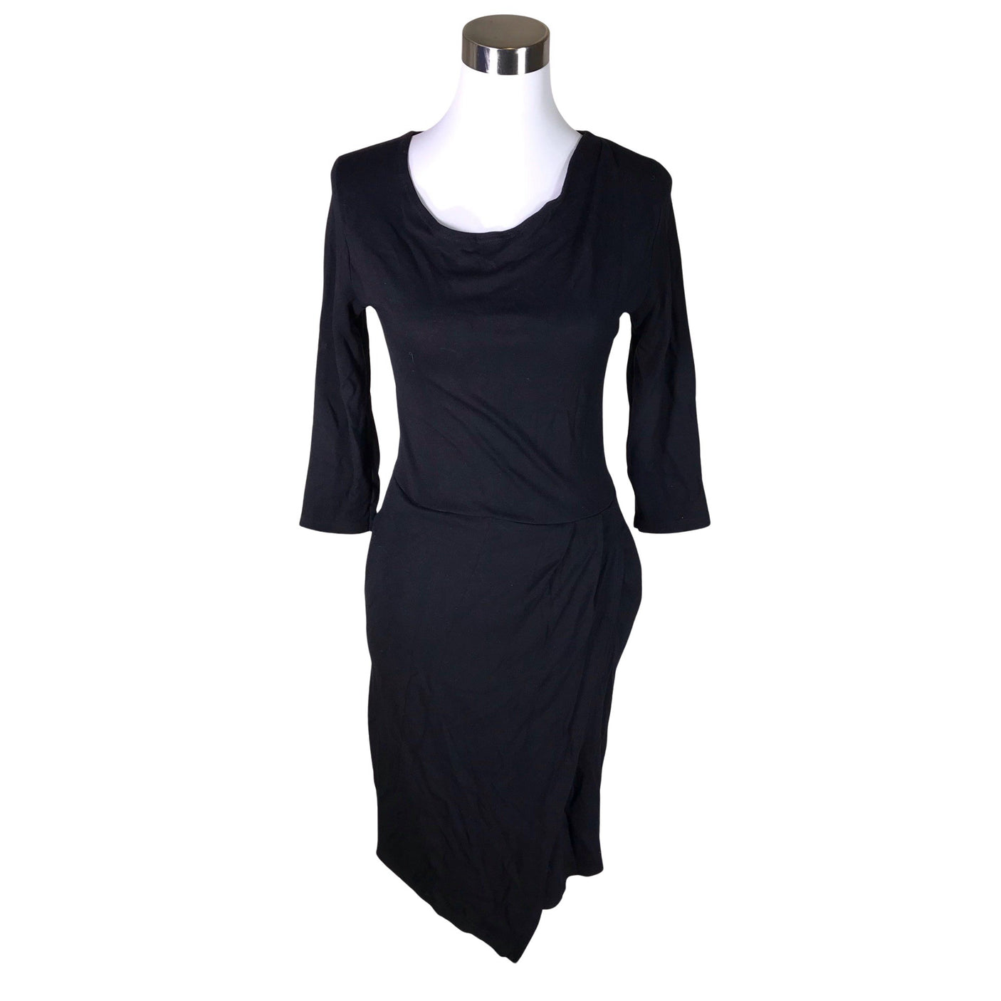 Unisex Nanso - Trikotaažist kleit, suurus 36 - Must (1)