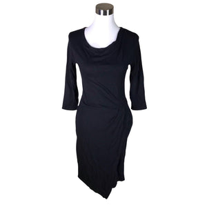 Unisex Nanso - Trikotaažist kleit, suurus 36 - Must (1)