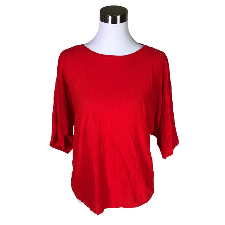 Unisex Ril's - Lühikeste käistega pluus, suurus 40 - Punane ()