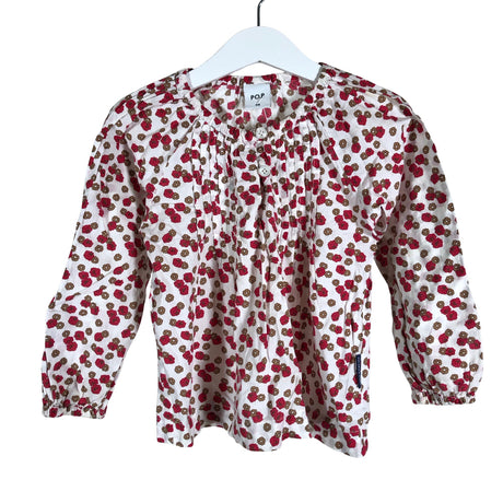 Unisex Polarn O. Pyret - Pluus, suurus 92 - 98 - Valge ()