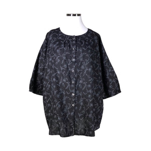 Unisex Linogija - Mitteveniv tuunika, suurus 44 - Must (1)