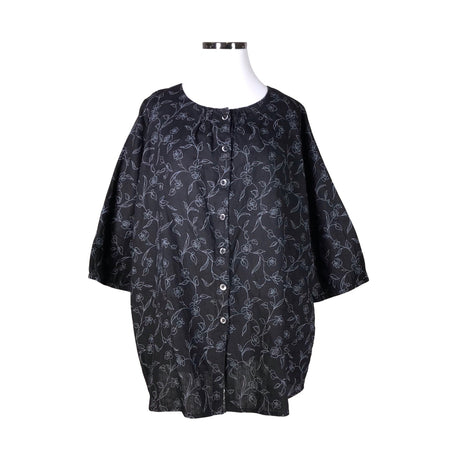Unisex Linogija - Mitteveniv tuunika, suurus 44 - Must ()