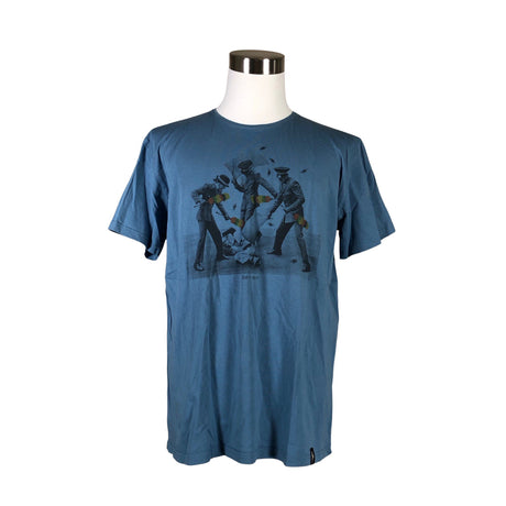 Unisex Dirty Velvet - T-särk, suurus XXL - Sinine ()