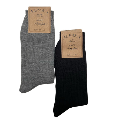Unisex Alpaka - Villased sokid, suurus 43 - Must (2)