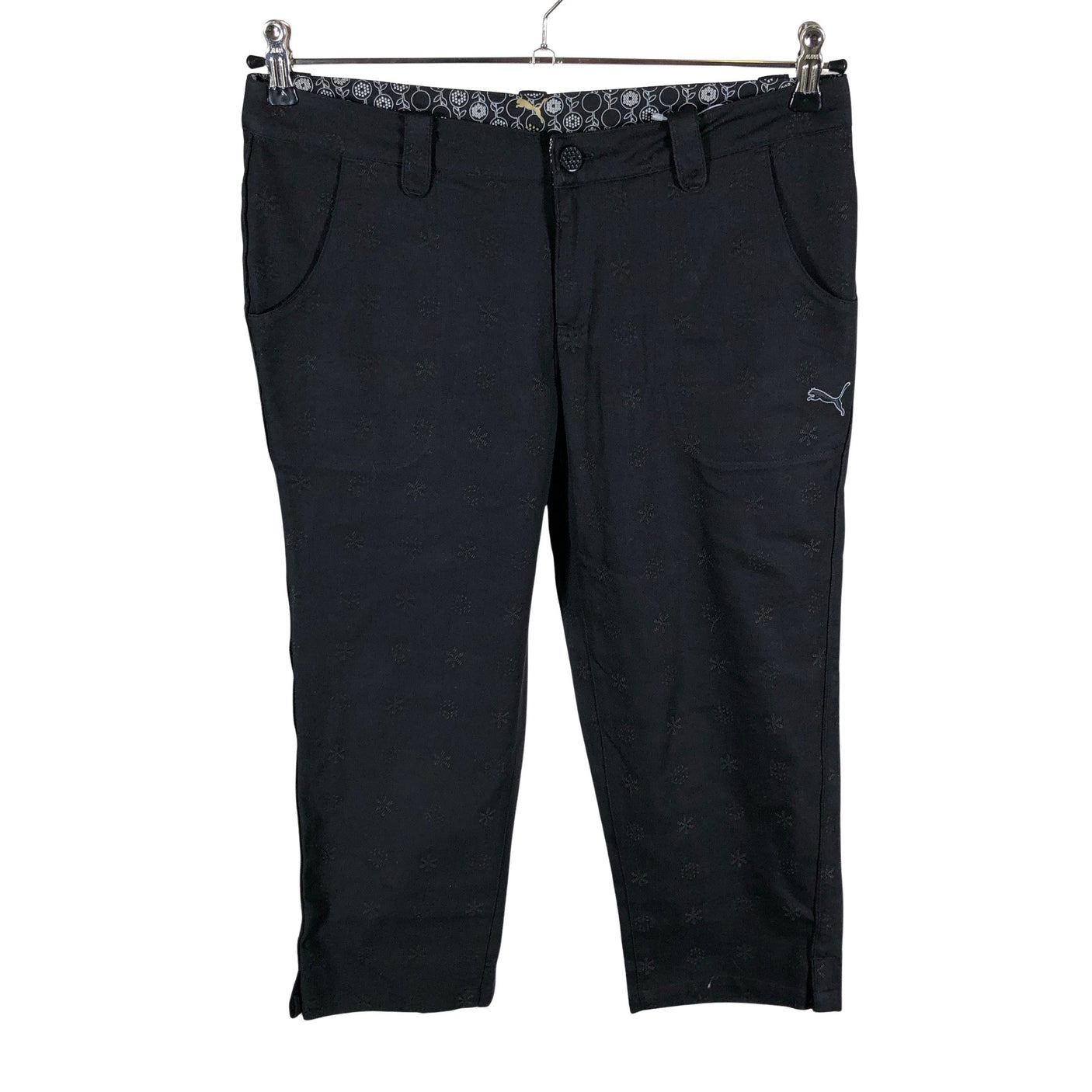 Unisex Puma - Mittevenivad poolpikad püksid, suurus 38 - Must (1)