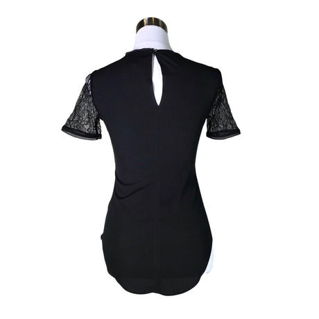 Unisex Karen Millen - Lühikeste käistega pluus, suurus 34 - Must (2)