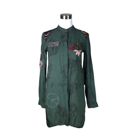 Unisex Desigual - Õhuke tuunika, suurus 34 - Roheline ()