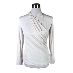 Unisex Andiata - Trikotaažist pluus, suurus 38 - Looduslik valge (1)
