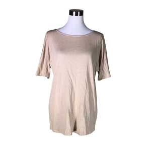 Unisex Marimekko - Lühikeste käistega pluus, suurus 38 - Beige (1)