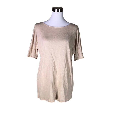 Unisex Marimekko - Lühikeste käistega pluus, suurus 38 - Beige ()