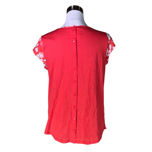 Unisex Opus - Lühikeste käistega pluus, suurus 38 - Punane (2)