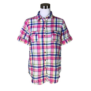 Unisex Punt Roma - Lühikeste käistega pluus, suurus 40 - Roosa (1)
