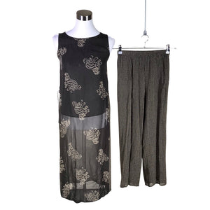 Unisex Nitya - Õhukesed püksid, suurus 34 - Must (1)