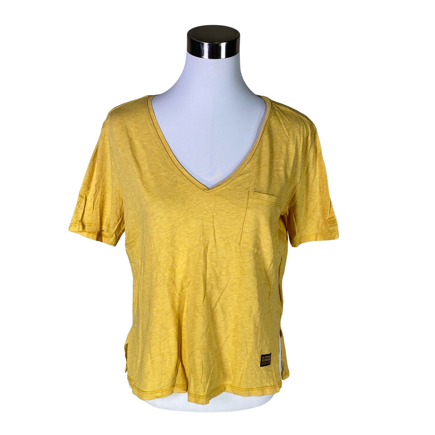 Unisex G-star - T-särk, suurus 38 - Kollane (1)
