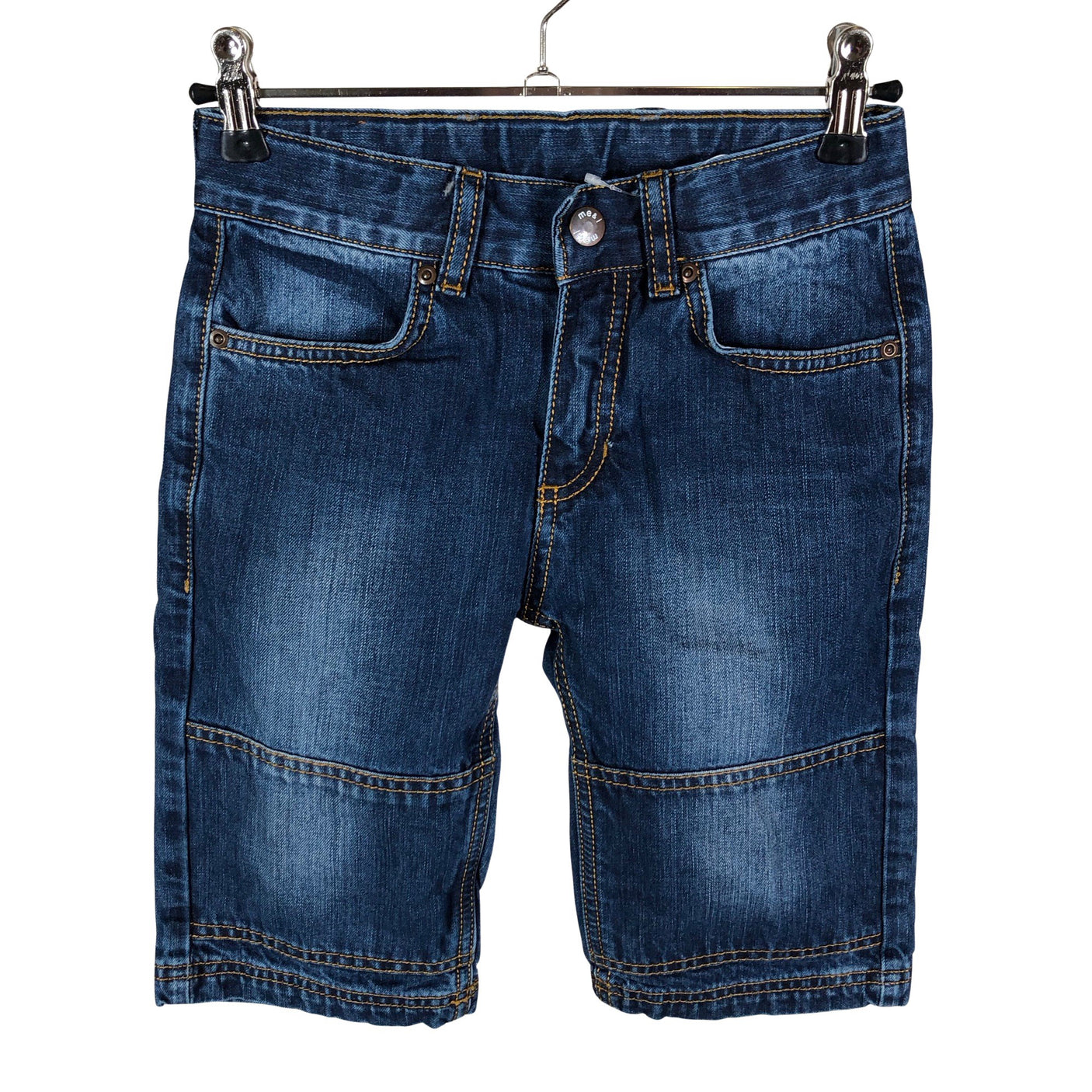 Unisex me&i - Teksast lühikesed püksid, suurus 122 - 128 - Sinine (1)