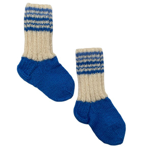 Unisex Handmade - Villased sokid, suurus 22 - Sinine (1)