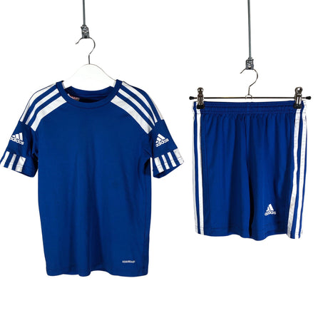 Unisex Adidas - Spordisärk, lühikesed käised, suurus 134 - 140 - Sinine ()