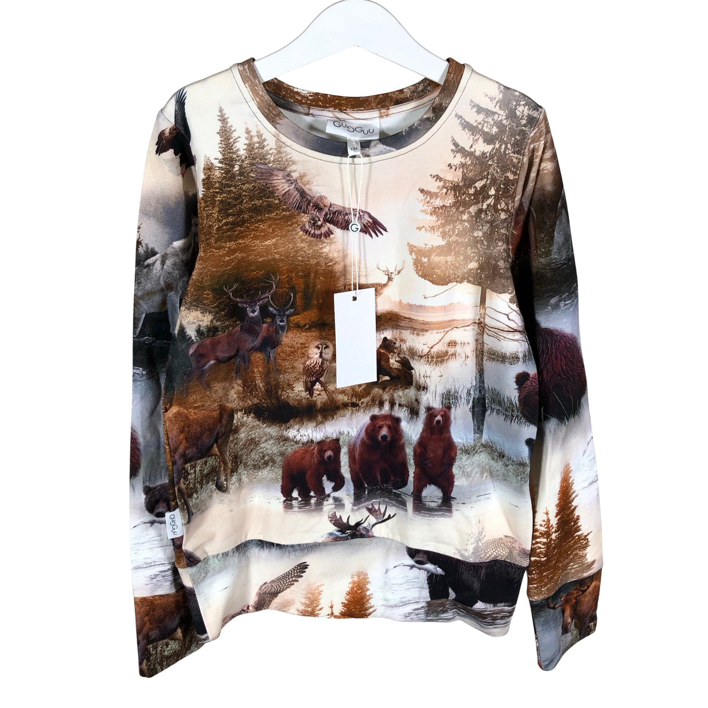 Unisex Gugguu - Collegepaita, koko 128 - 134 -  (1)