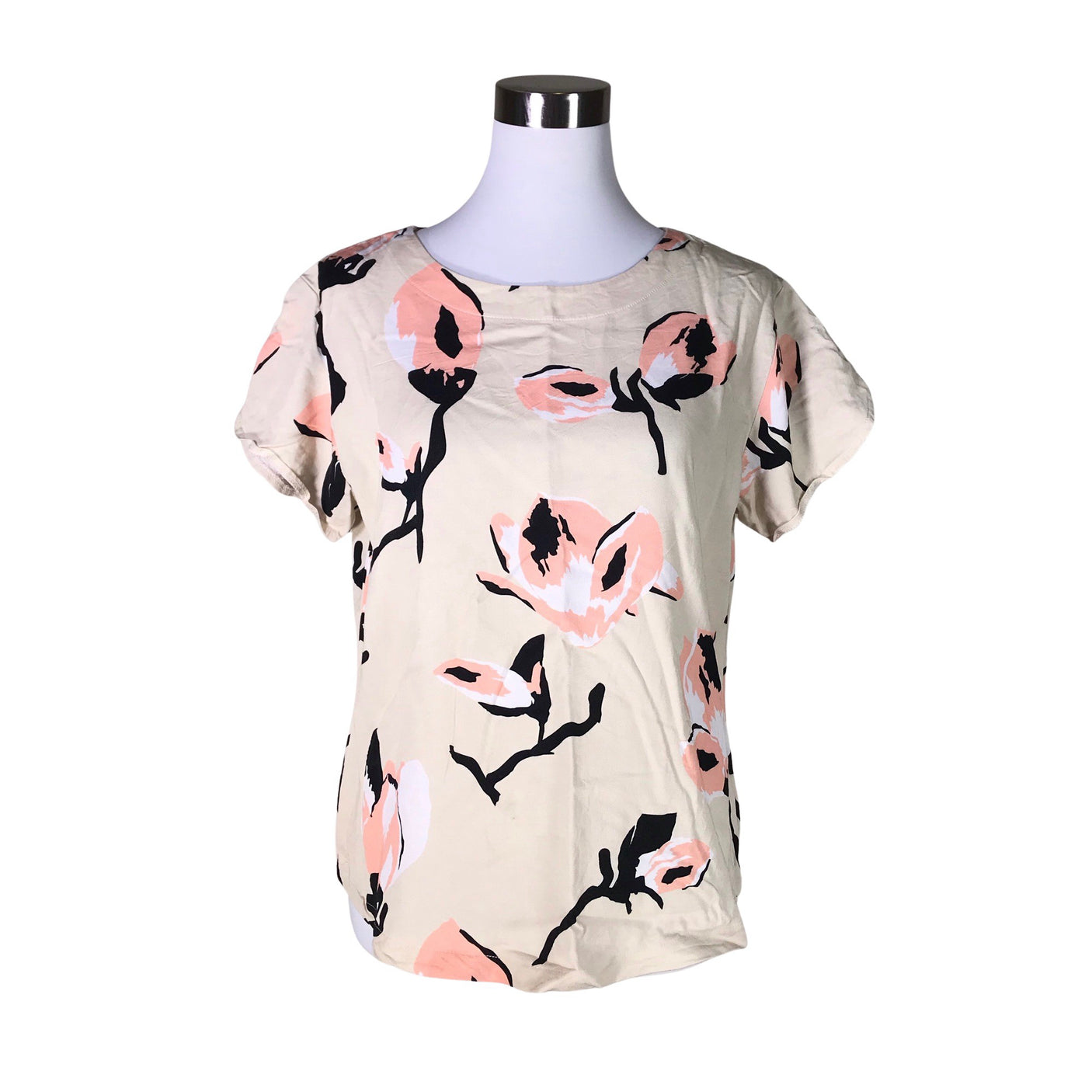 Unisex NOSH - Lühikeste käistega pluus, suurus 36 - Beige (1)
