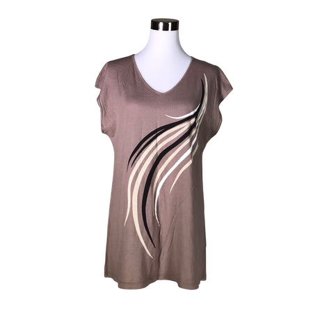 Unisex Nanso - Trikotaažist tuunika, suurus 38 - Pruun ()