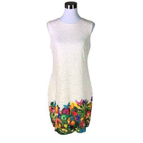 Unisex Desigual - Trikotaažist kleit, suurus 40 - Looduslik valge ()