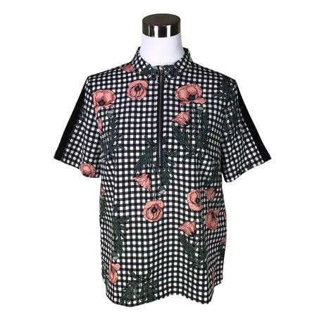 Unisex Fransa - Lühikeste käistega pluus, suurus 36 - Must ()
